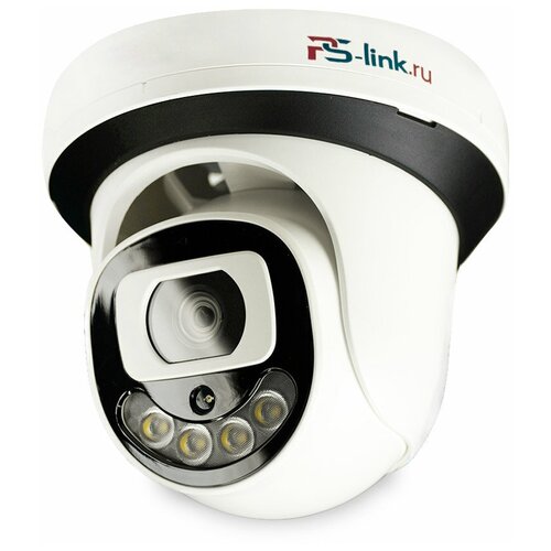 Купольная камера видеонаблюдения Ps-Link AHD308C AHD, 8Мп, FullColor, угол обзора 90°