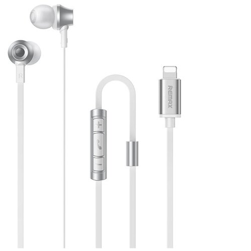 Наушники внутриканальные Remax RM-610Di 8 pin 12 м цвет серебряный 89900₽