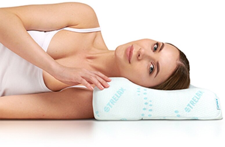 Ортопедическая подушка для сна Trelax Sola П30, с эффектом памяти S - 11 см