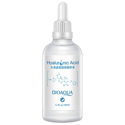 фото BioAqua Hyaluronic Acid Увлажняющая эссенция для лица с гиалуроновой кислотой, 100 мл