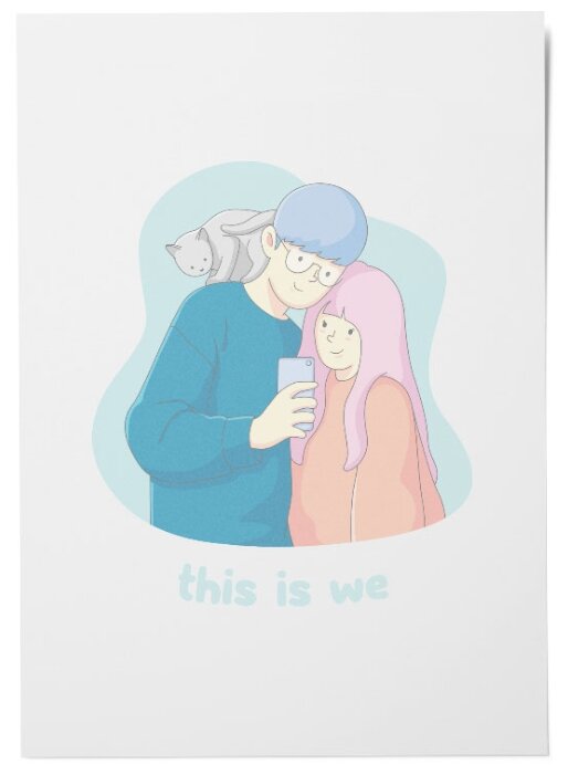 Открытка Print it! "This is we"