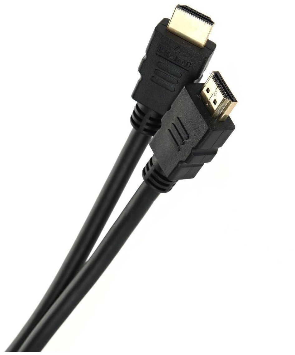 Кабель HDMI 3м AOpen ACG711-3M круглый черный - фото №2