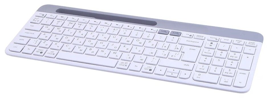 Клавиатура Logitech K580 Slim белый, Кириллица + QWERTY