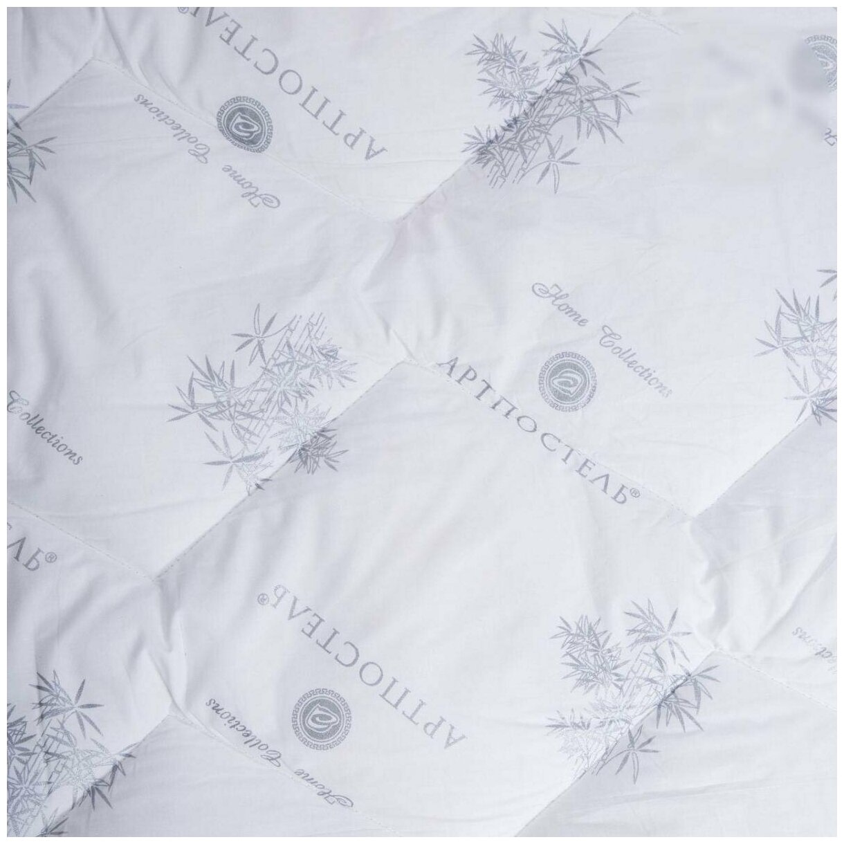 Одеяло Бамбук Premium Облегченное Белый размер 110х140 Тик АртПостель - фотография № 3