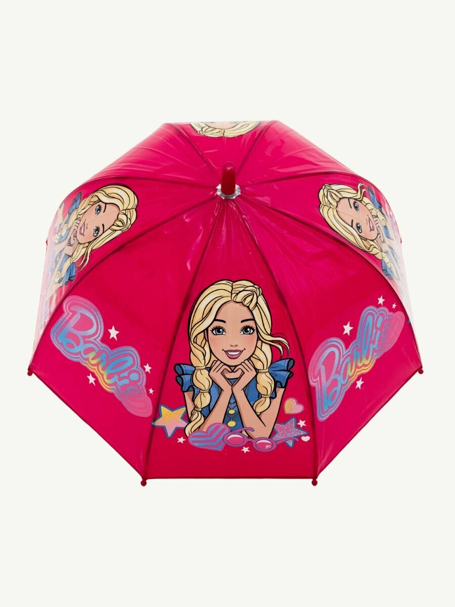 Зонт-трость , розовый/фиолетовый/желтый — фото 1