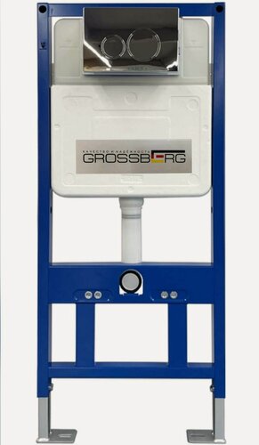 Изображение товара Комплект инсталляции GROSSBERG 3в1 AJ 200+SD003, с кнопкой, хром