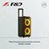 Портативная акустика F&D PA200, 80Вт, 8000мАч, Bluetooth 5.0