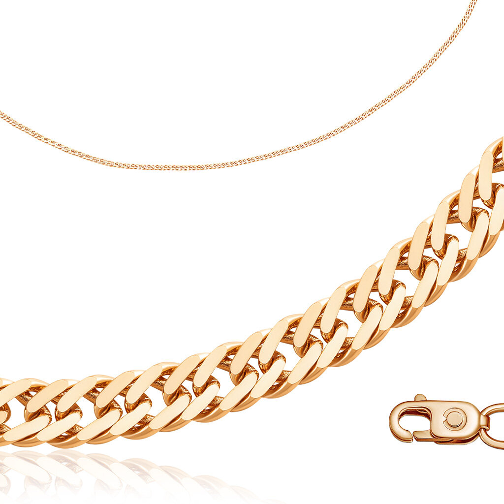 Цепь красное золото, 585 проба