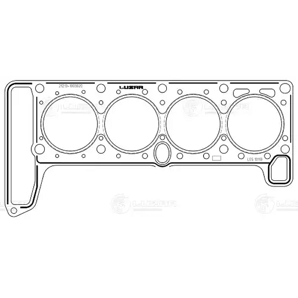 Прокладка ГБЦ (d=82 мм.) (усиленн. перфометал.) — LES 10113