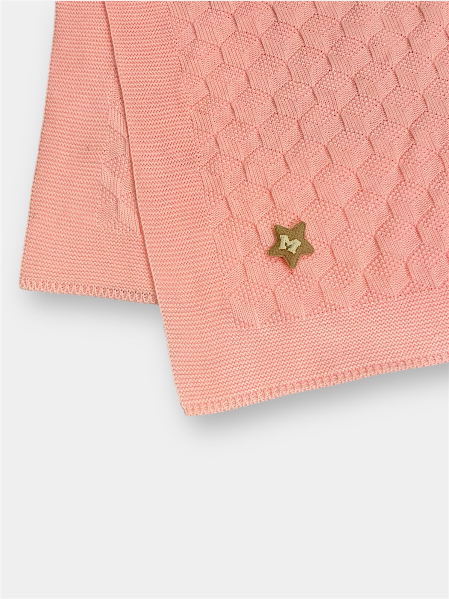 Вязаный мягкий детский плед для новорожденных GUNES размер 100х80 — фото 1