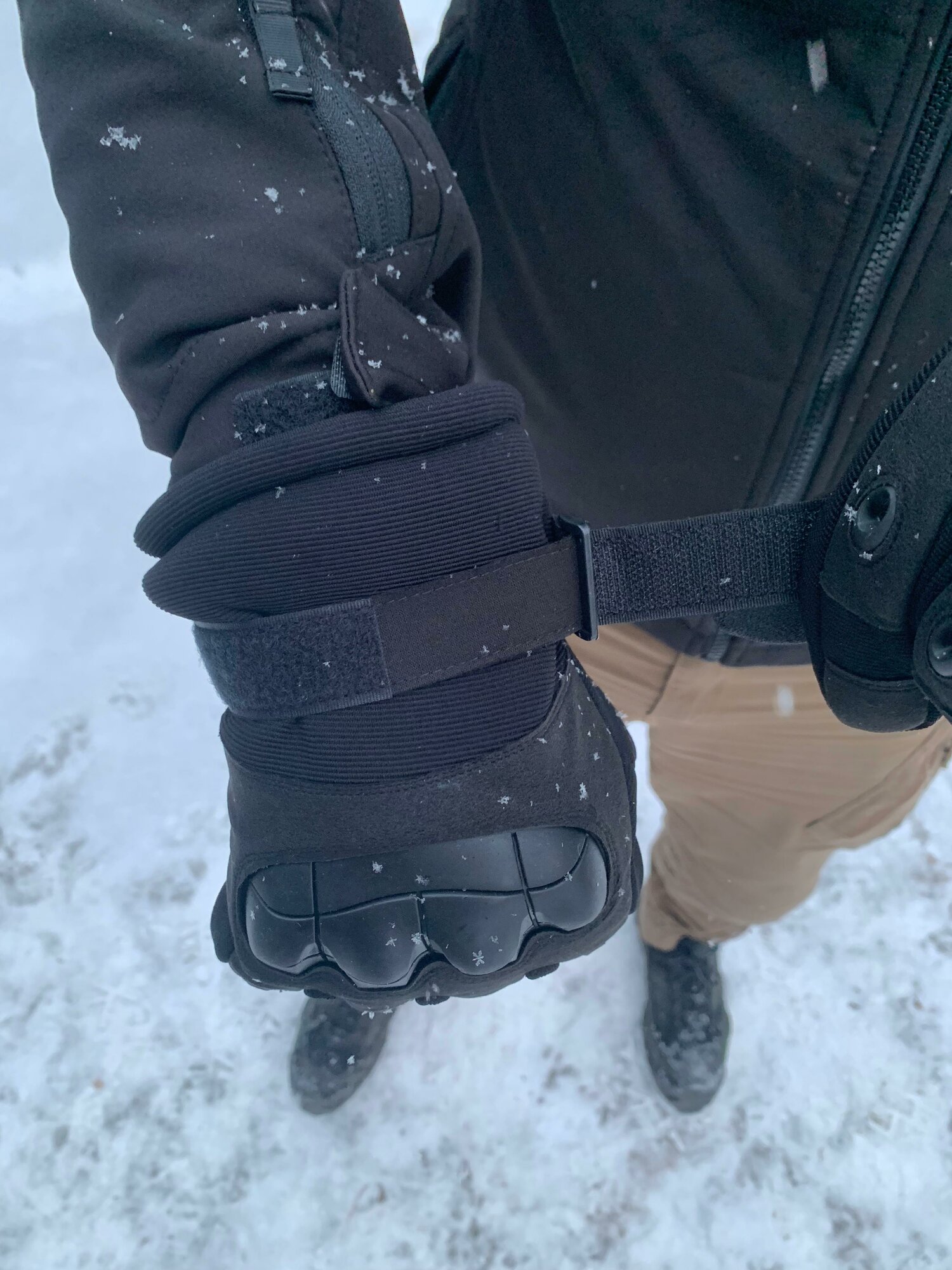 Перчатки  Базовая коллекция для мужчин, размер 2XL, черный — фото 1