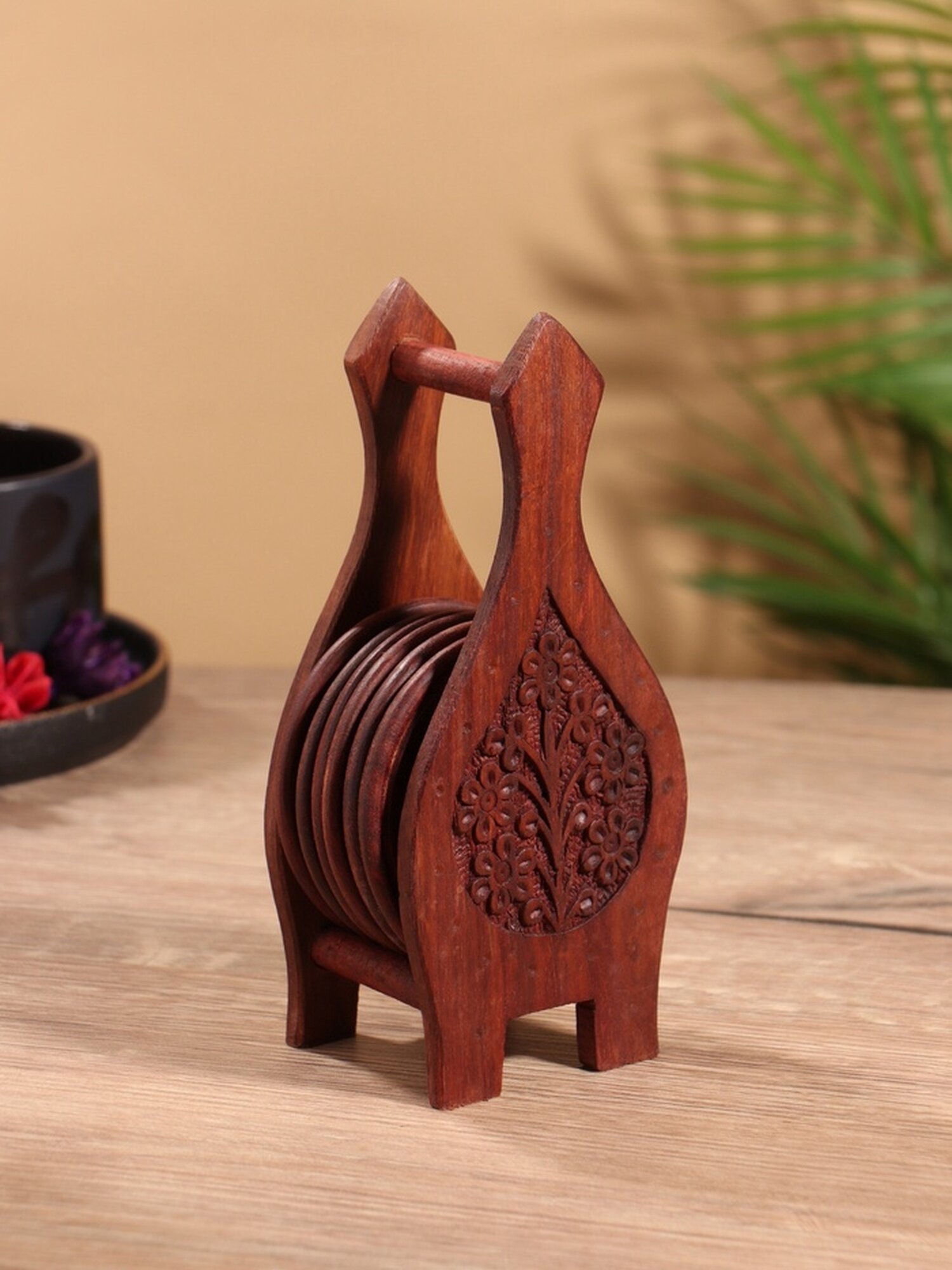 Подставки под горячее  Удача   6 шт  7 5 5 17 см  дерево