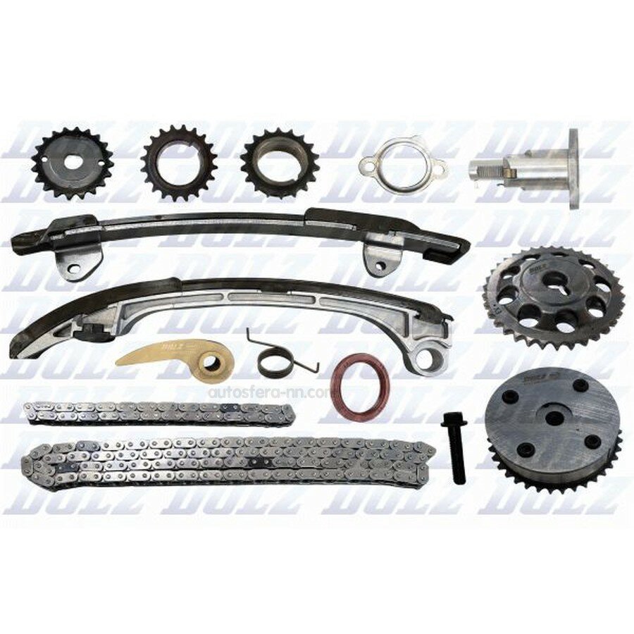 DOLZ SKCT125V Комплект цепи ГРМ TOYOTA AVENSIS, CAMRY, IPSUM, PREVIA, RAV4 2.0/2.4/3.0 00-13