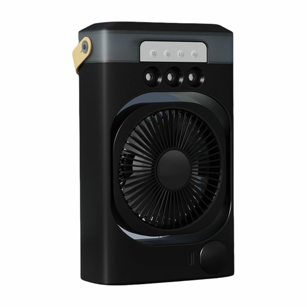 Мини вентилятор USB с 3 скоростями и 7 LED для офиса или dormitory