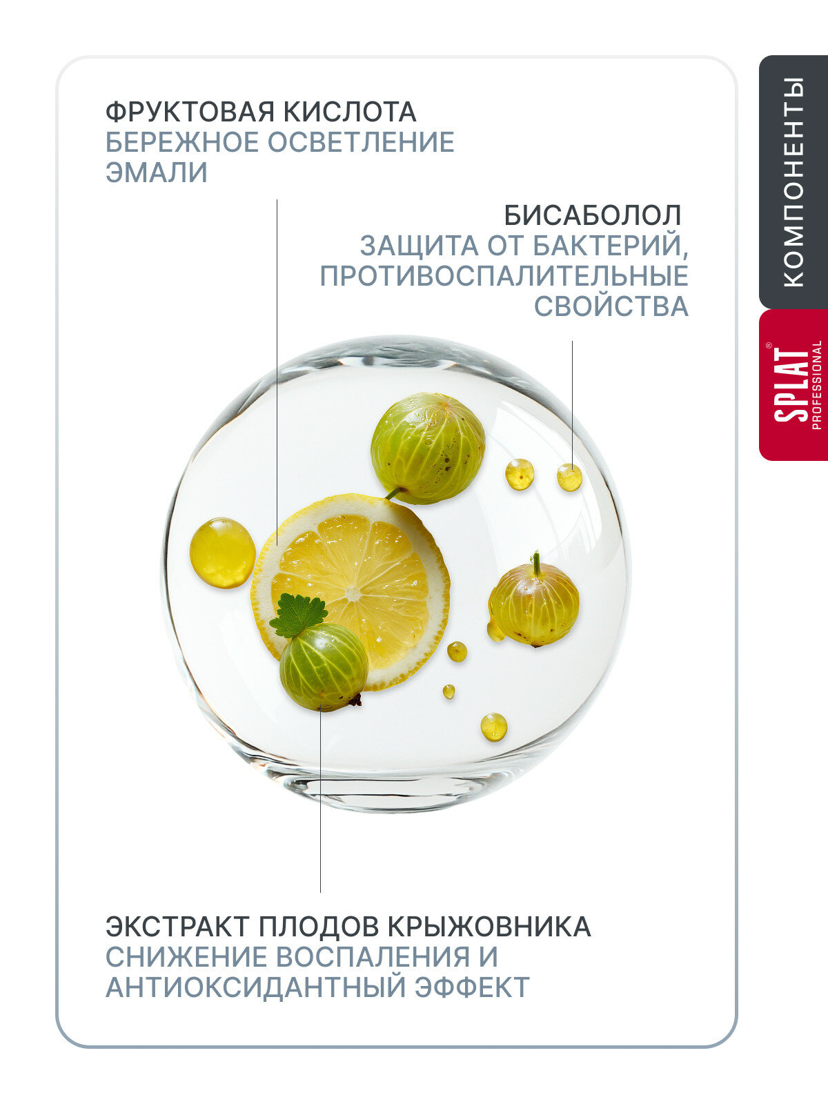 Ополаскиватель для полости рта серии Professional «SPLAT (сплат) Сияние эмали». 275 мл — фото 1
