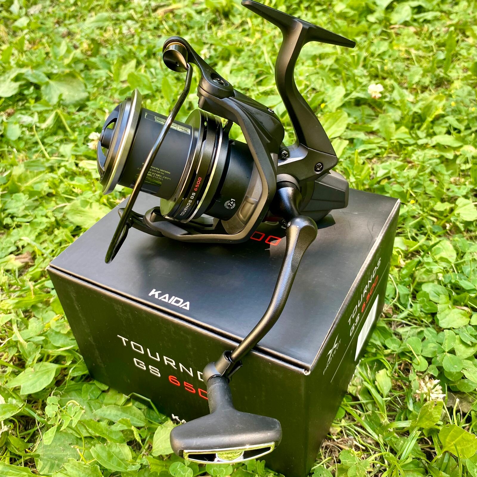 Катушка KAIDA TOURNDS GS 6500, черная, безынерционная карп/фидер