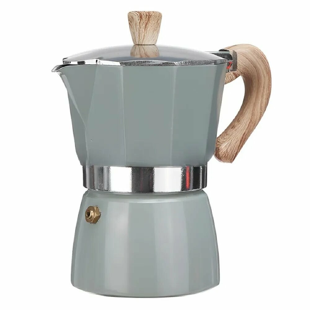 Турка для приготовления кофе в любых условиях 300мл салатовая