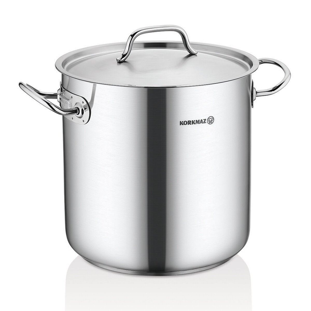 Кастрюля глубокая KORKMAZ PROLINE GASTRO SATIN A2732, 28×28 см, 16,5 л