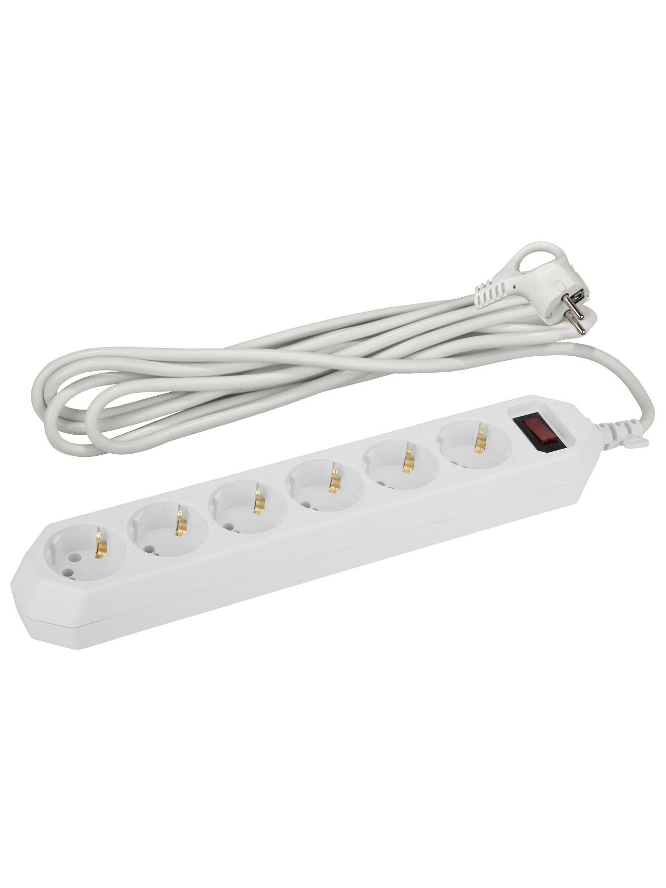 Сетевой фильтр ЭРА USF-6es-3m-W