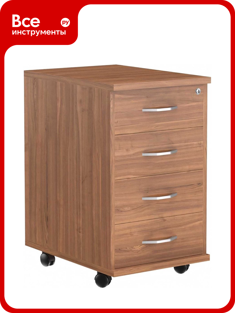 Подкатная тумба SKYLAND тм-4. а imago орех французский 412x450x708 мм 00-07125241