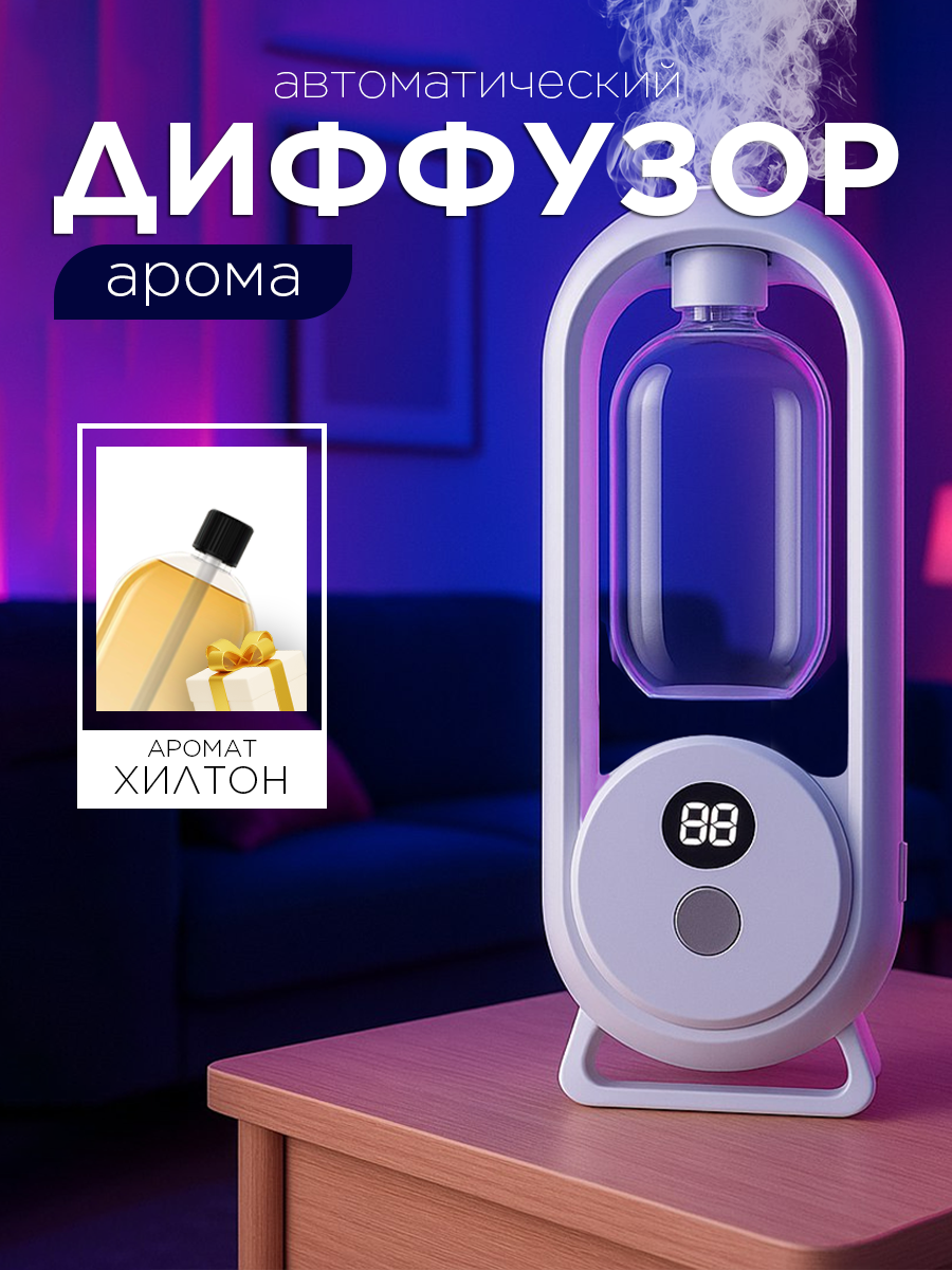 Освежитель воздуха автоматический, аромадиффузор электрический для дома белый