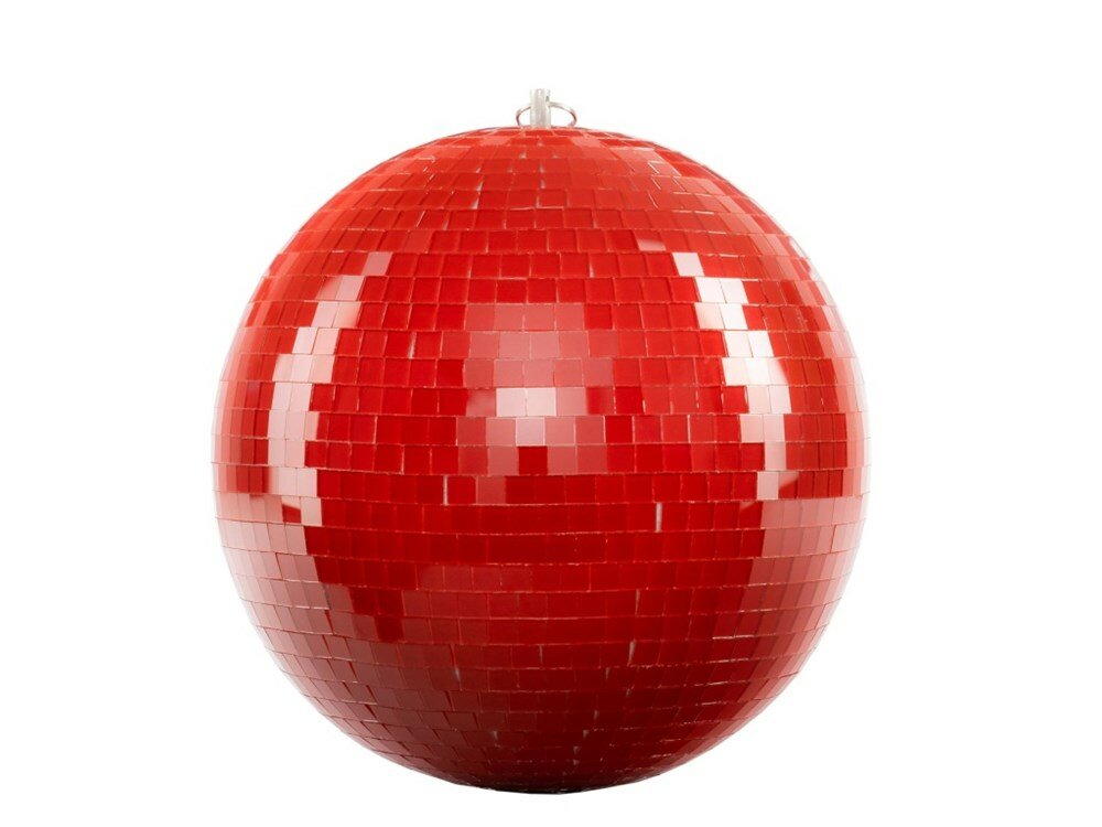 Laudio WS-MB25RED Зеркальный шар, 25см, красный