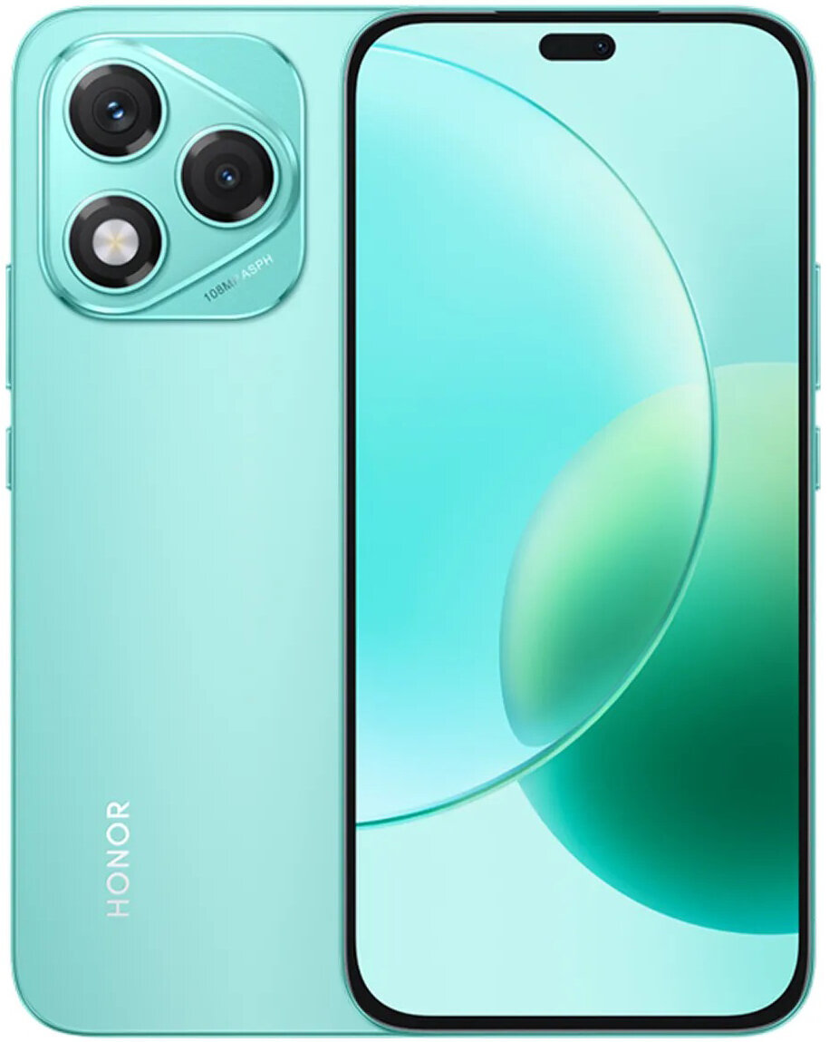 Смартфон HONOR "400 Lite", 8/256Гб, камера 108Мп, экран 6,7" зеленый