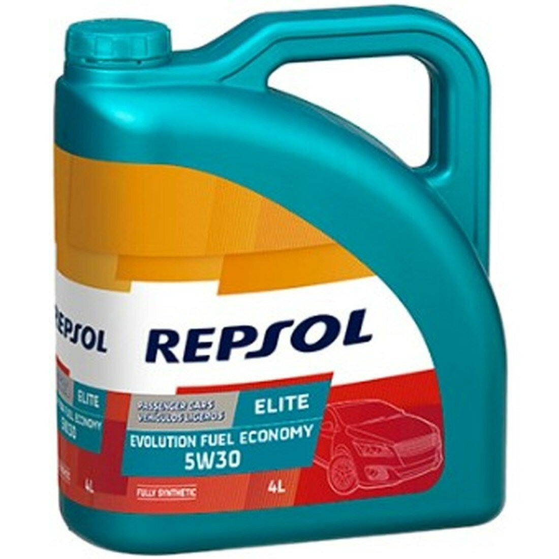 Моторное масло Repsol Elite Evolution Fuel Economy 5W-30 синтетическое, 4 л