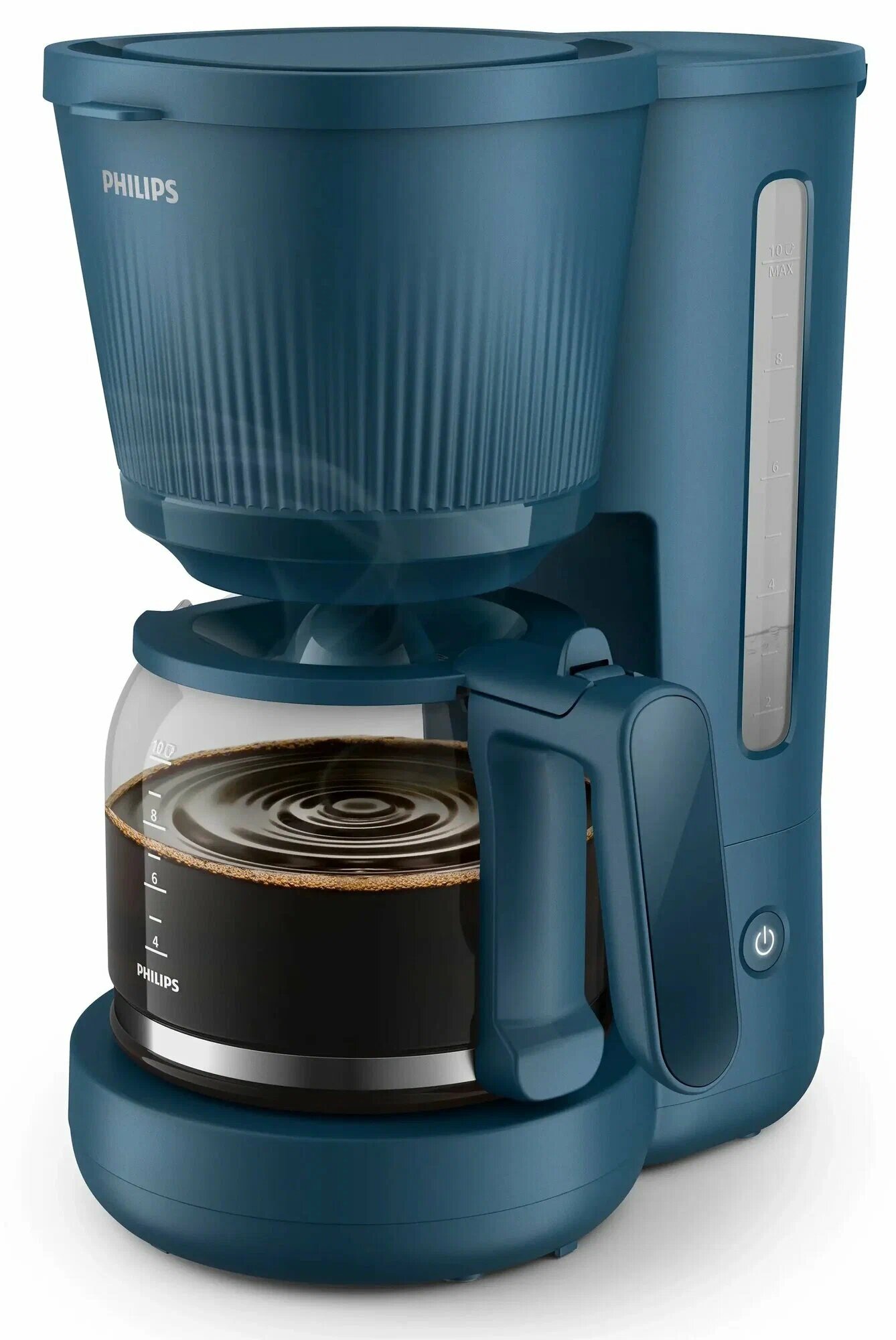 Кофеварка Philips HD7411/70 капельная синий пластик 1080Вт