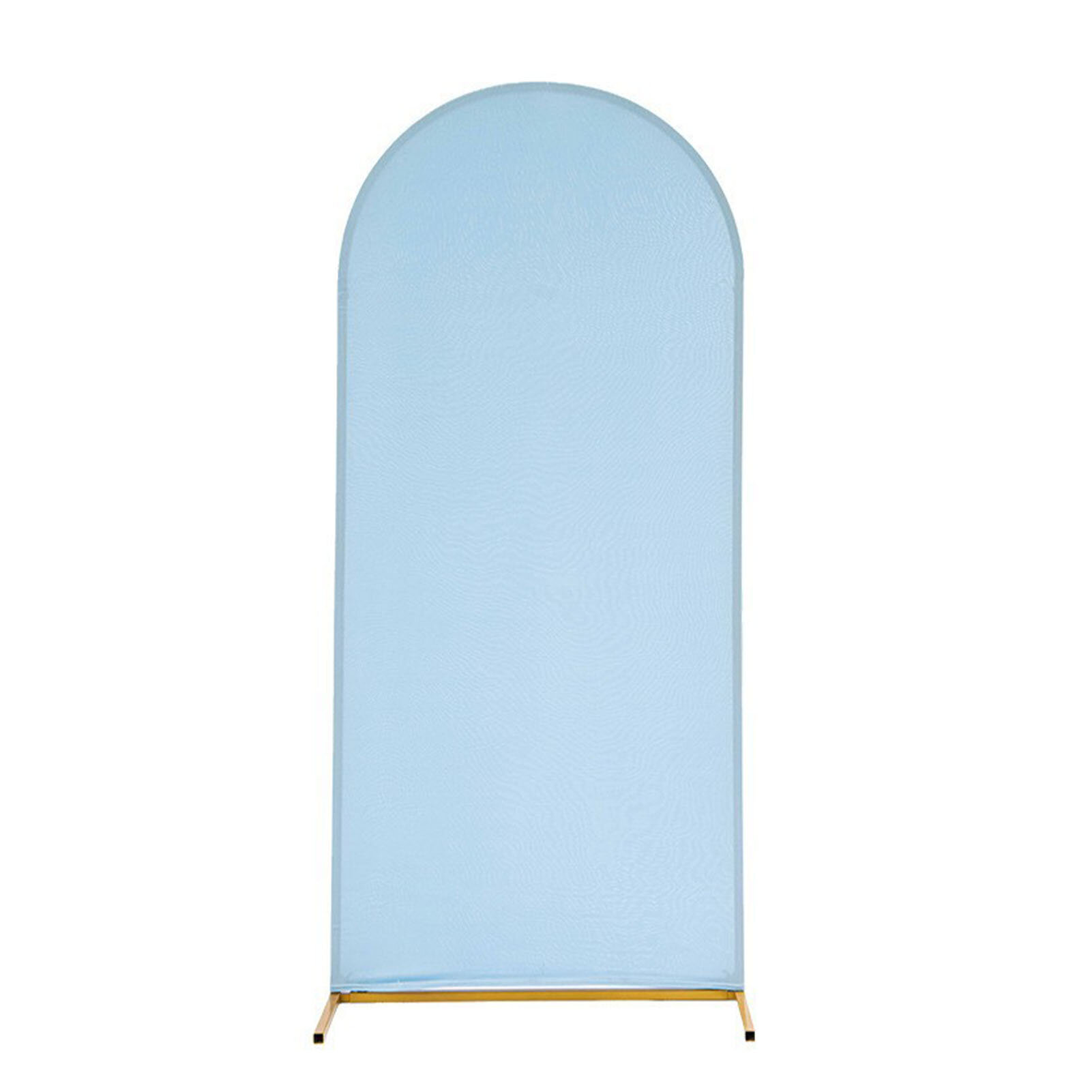 Декоративная арка-подставка U-образной формы с закругленным верхом эластичная панель для свадебного и праздничного оформления 66 фута (100x200 см) небесно-голубой цвет.
