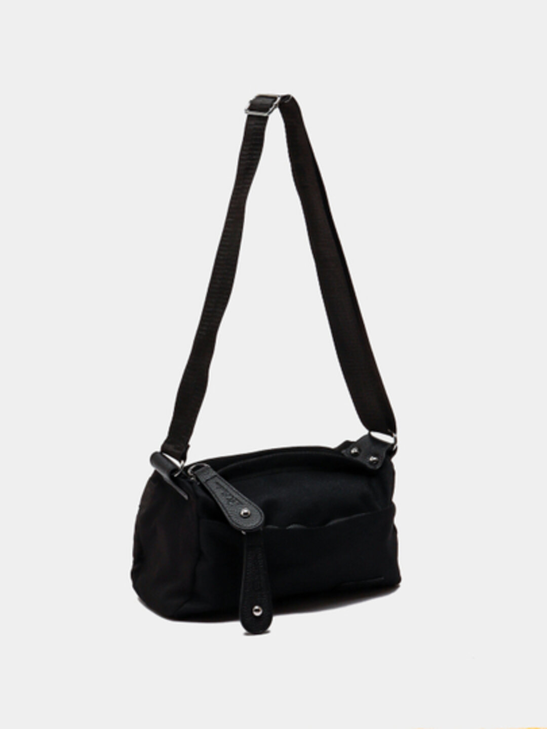 Сумка авоська , фактура рельефная, вязаная, черный — фото 1