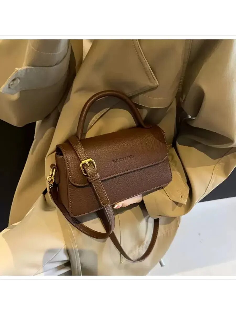 Сумка сэтчел , Шоколадный — фото 1