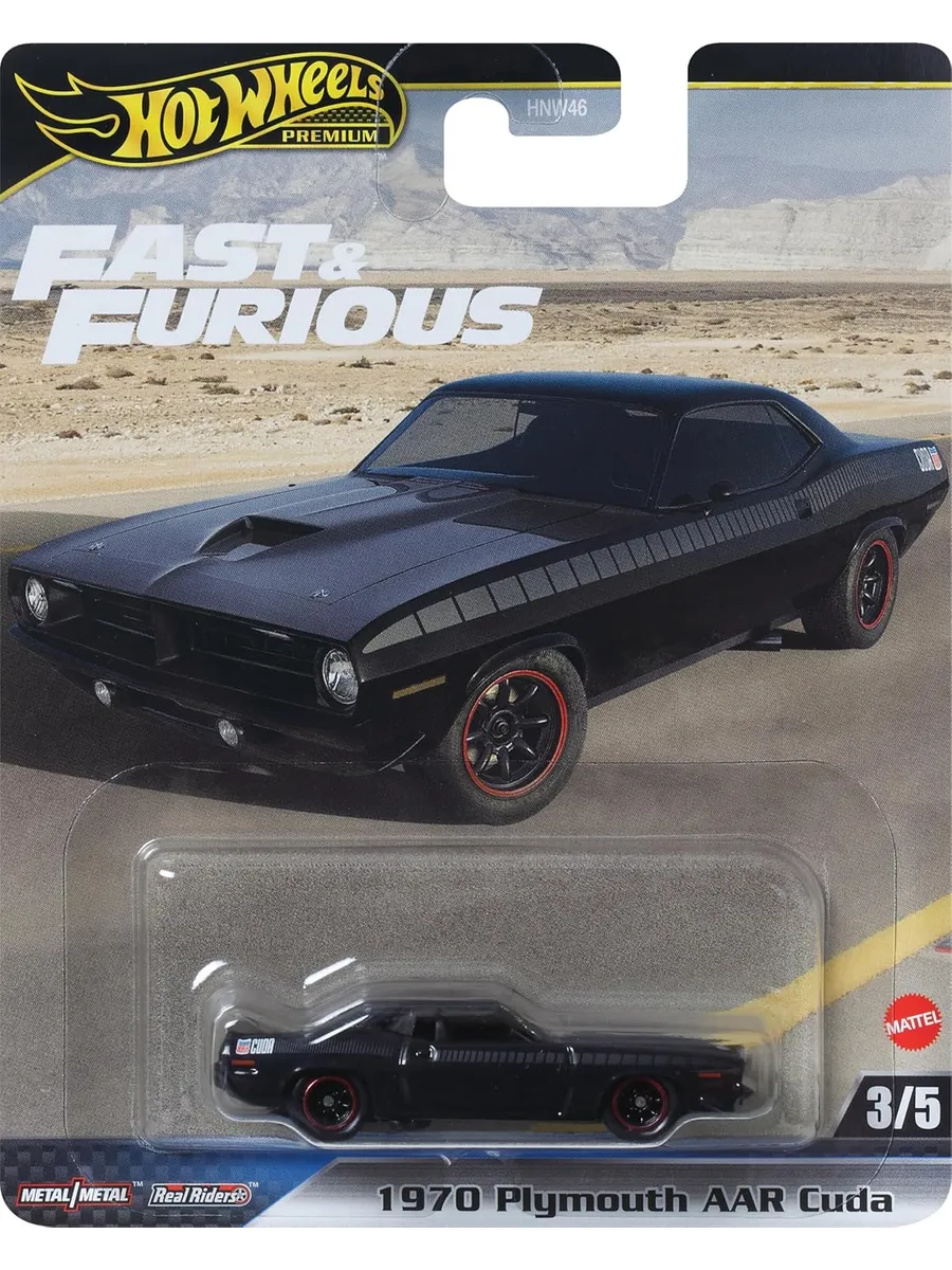 Машинка Hot Wheels, модель Plymouth AAR, масштаб 1:64, линейка Hot Wheels