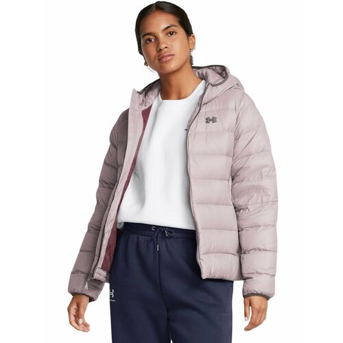 фото Куртка спортивная under armour legend down hooded jacket, размер md, розовый,