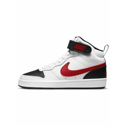 фото Кеды nike court borough mid 2, размер 7y us, белый/черный