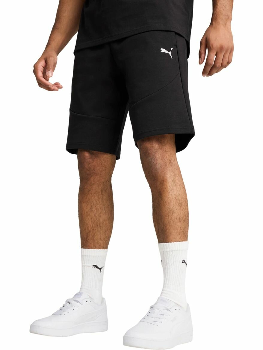 Шорты PUMA PUMATECH Shorts 9", размер S, черный