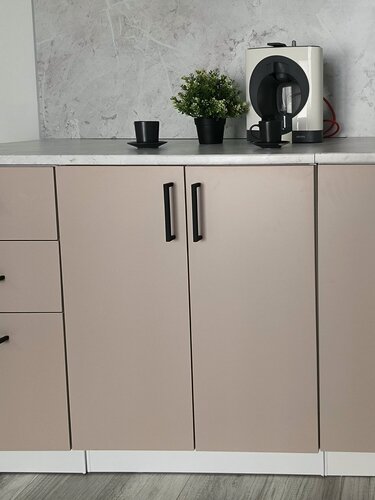 Изображение товара Кухонный гарнитур VITAMIN модульный шкаф напольный 60 см с полкой цвет Капучино без столешницы