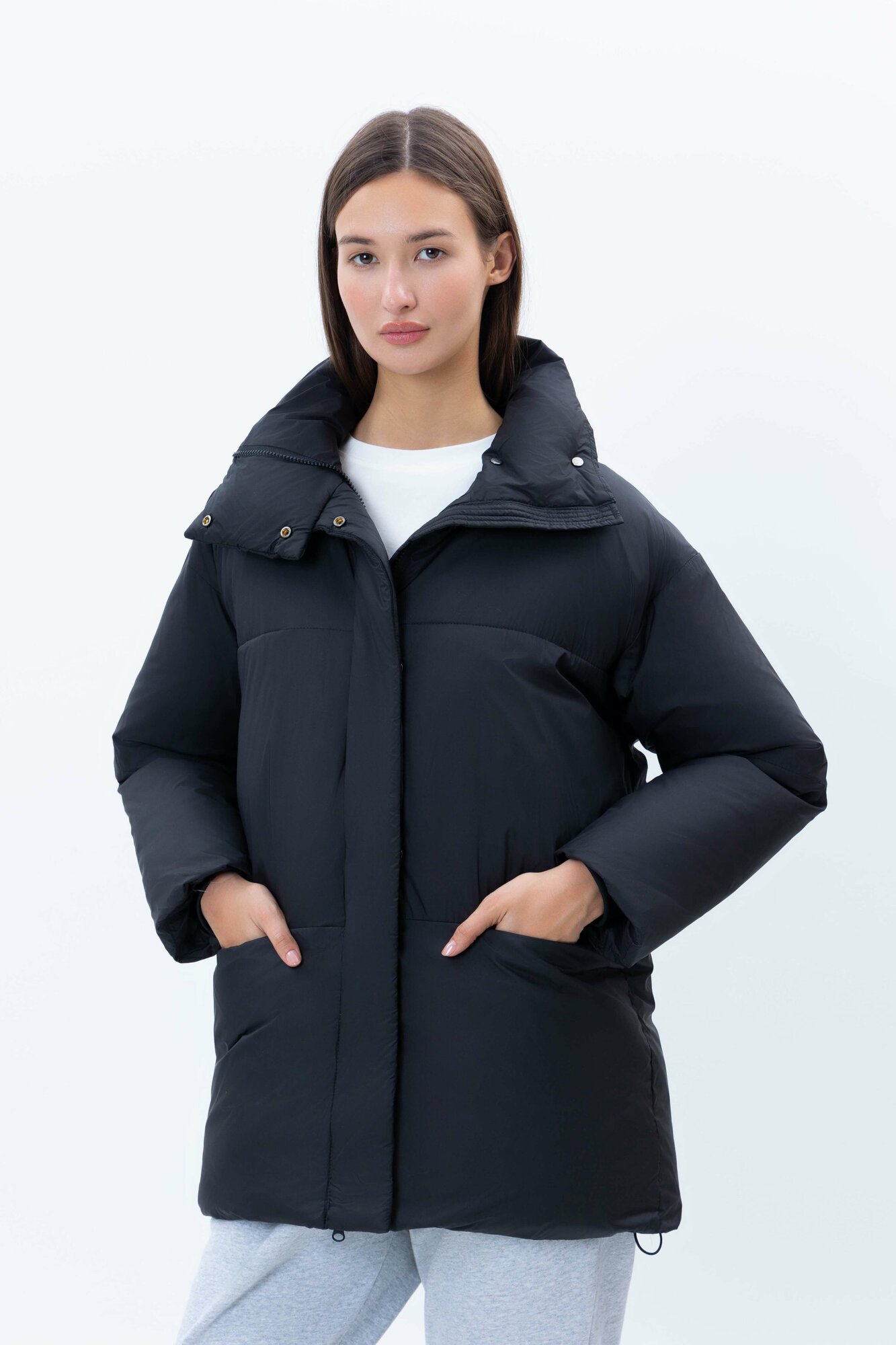 Пуховик TERRA PRO, размер L, black