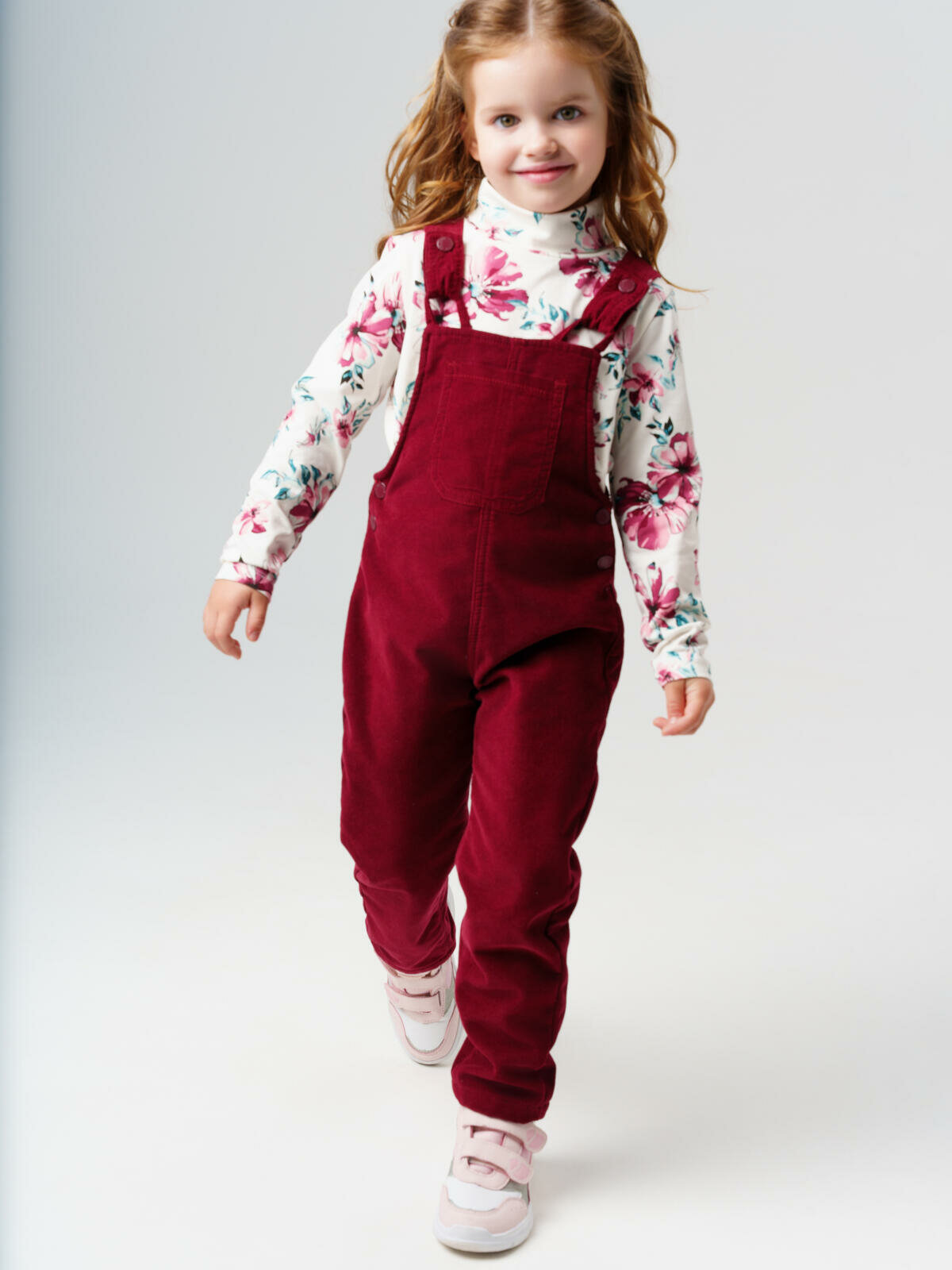 Полукомбинезон горнолыжный playToday размер 110  бордовый