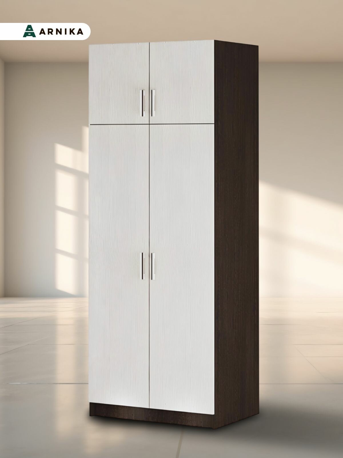 ARNIKA Шкаф распашной для одежды 80х56х210см венге/лоредо