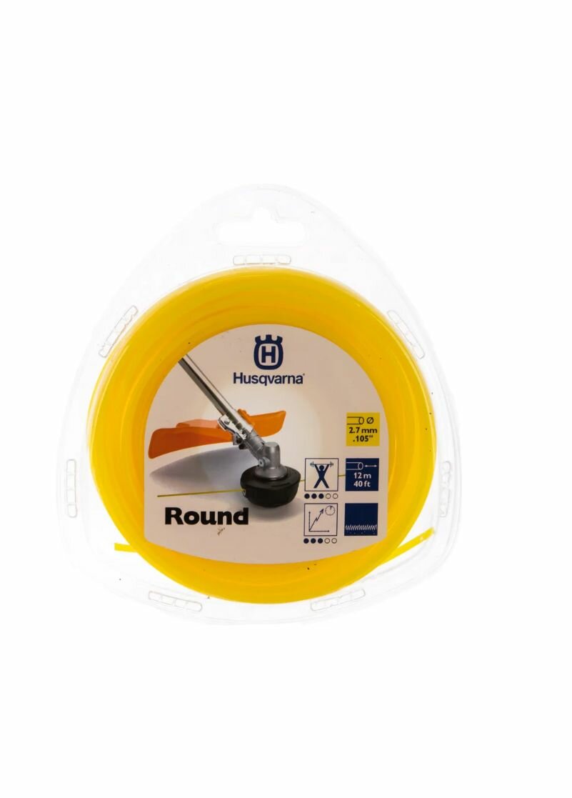 Леска триммерная HUSQVARNA стандарт 2,7х12м 5784377-01