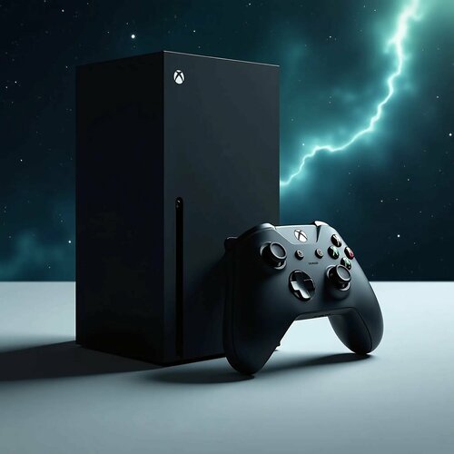 фото Игровая приставка microsoft xbox series x black, 1tb ssd, 4k, bluetooth