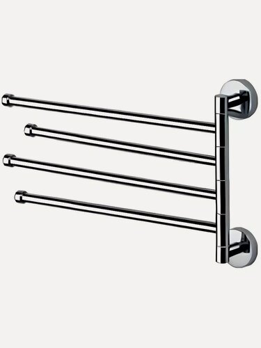 Изображение товара Полотенцедержатель для полотенец, Frap F114, латунь, металл, хромированный, 38х21,7х4,3 см