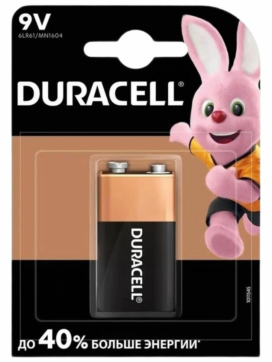 Duracell Plus Крона 6LR61 BL1 Alkaline 9V 2139887 7549 Оригинал