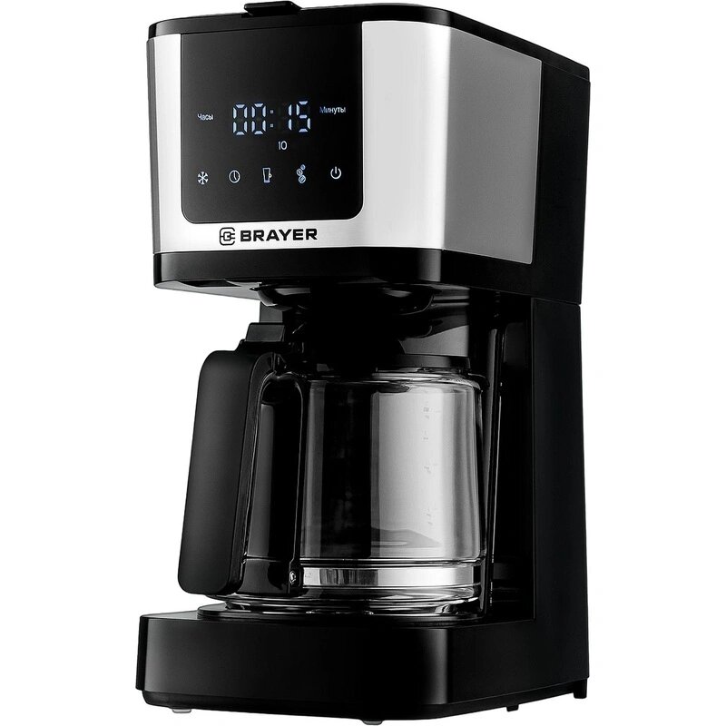 Кофеварка BRAYER 1125BR900Вт125л нейлон. съем. фильтр противокап. термокр