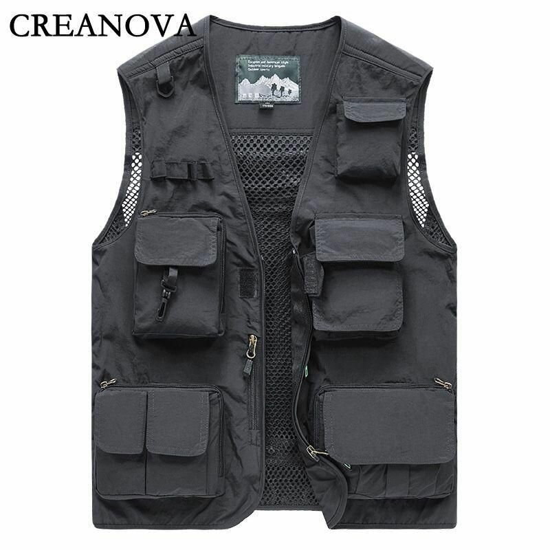 Уличный мужской жилет с несколькими карманами