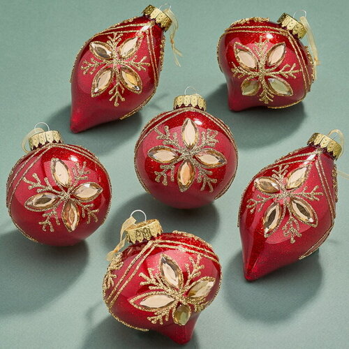 Изображение товара Елочные ПЭТ шары Eterna: Winterglen Tales 8 см, 6 шт, Winter Deco, 1000945