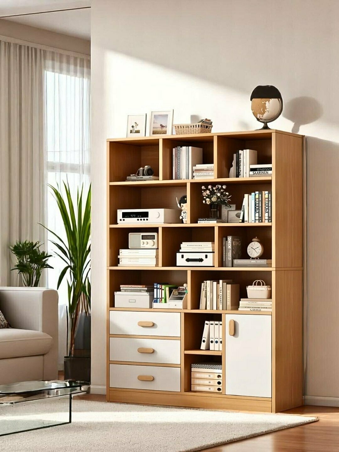 Многоярусные книжные шкафы для дома, спальни, книжная полка, мебель для гостиной