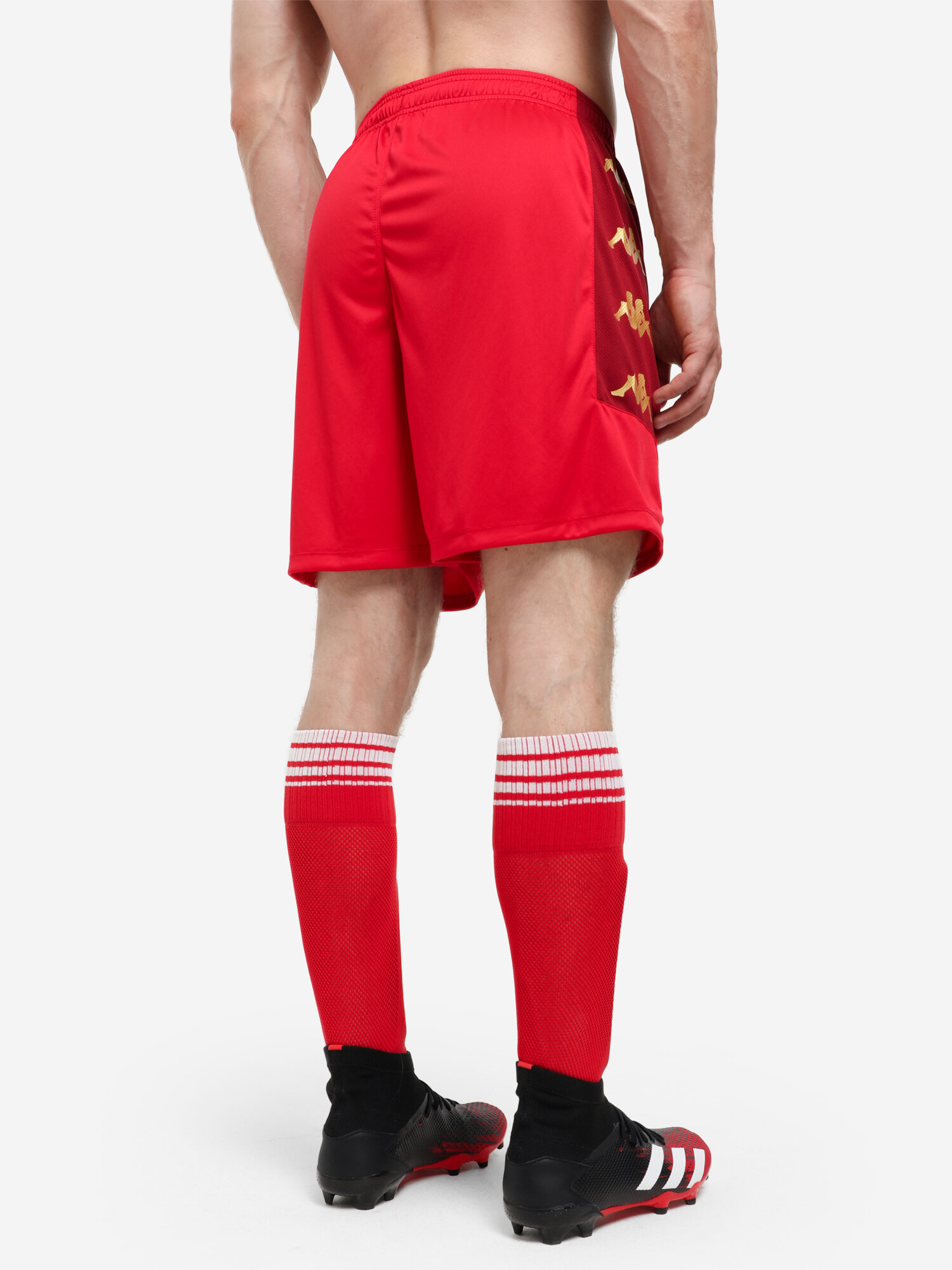 Шорты спортивные Kappa, размер M, темно-красный — фото 1