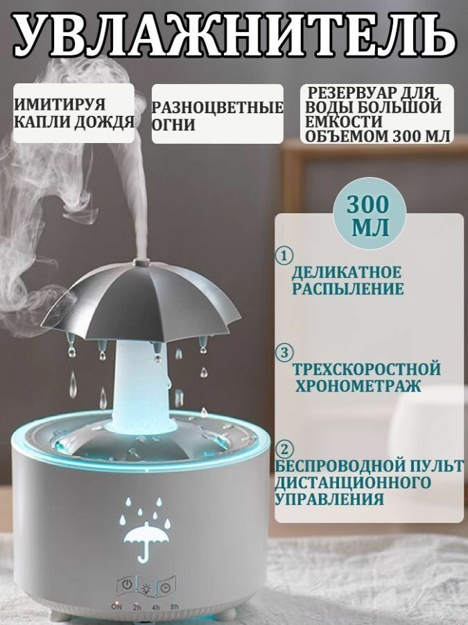 Водный увлажнитель воздуха с эффектом дождя — обновление домашнего воздуха и создание приятной атмосферы